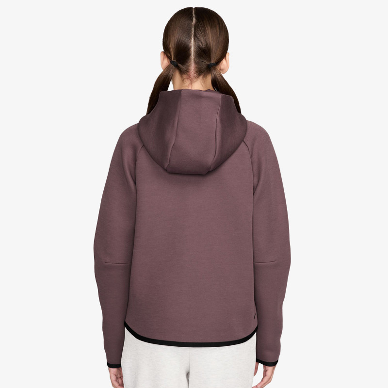 Nike Bluza G NSW TCH FLC HD FZ LS - PD 