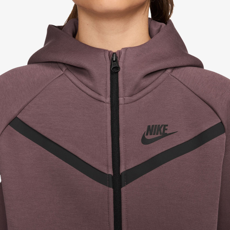 Nike Bluza G NSW TCH FLC HD FZ LS - PD 