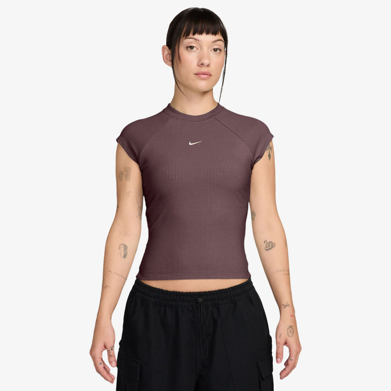 Nike Маица W NSW CHILL KNIT RIB SS TOP 