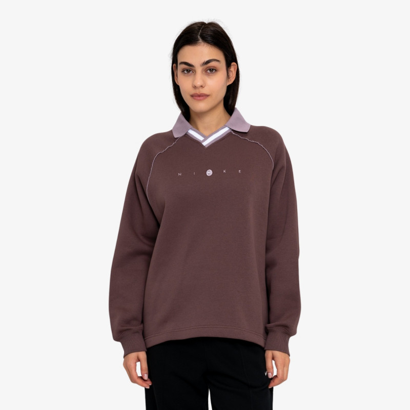 Nike Bluza W NSW PHNX FLC OS GX POLO TOP 