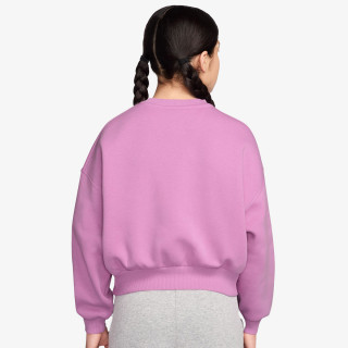 Nike Маица долги ракави G NSW CLUB FLC BXY CREW GFX 