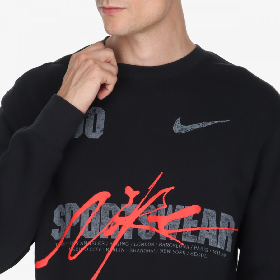 Nike Дуксер U NSW CREW CLUB PO BB OC 3 