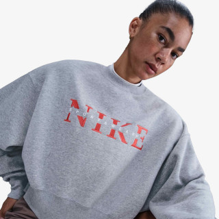 Nike Маица долги ракави W NSW PHNX FLC CREW GLS 