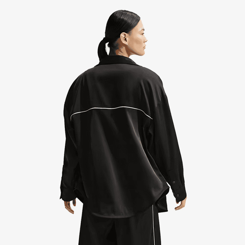 Nike Кошула W NSW OFFLN WVN STN LS TOP 