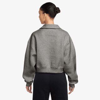 Nike Bluza W NK STDO FLC MW OS CRP POLO 