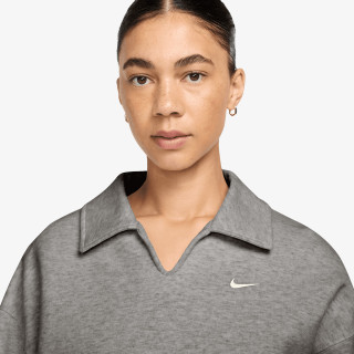 Nike Bluza W NK STDO FLC MW OS CRP POLO 