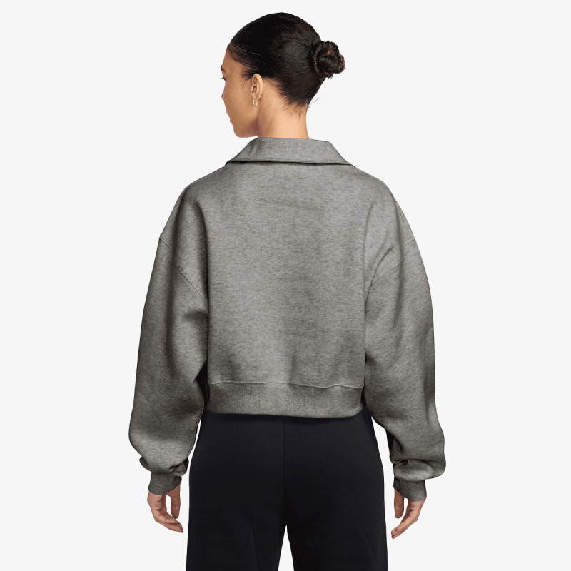 Nike Bluza W NK STDO FLC MW OS CRP POLO 