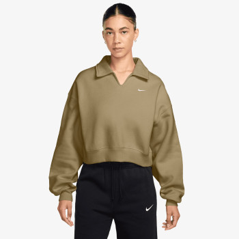 Nike Маица долги ракави W NK STDO FLC MW OS CRP POLO 