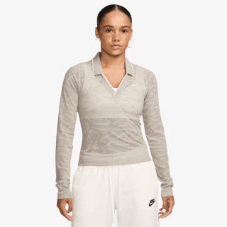 Nike Маица долги ракави W NK CHLL KNT LS STCH LACE TOP 
