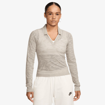 Nike Маица долги ракави W NK CHLL KNT LS STCH LACE TOP 