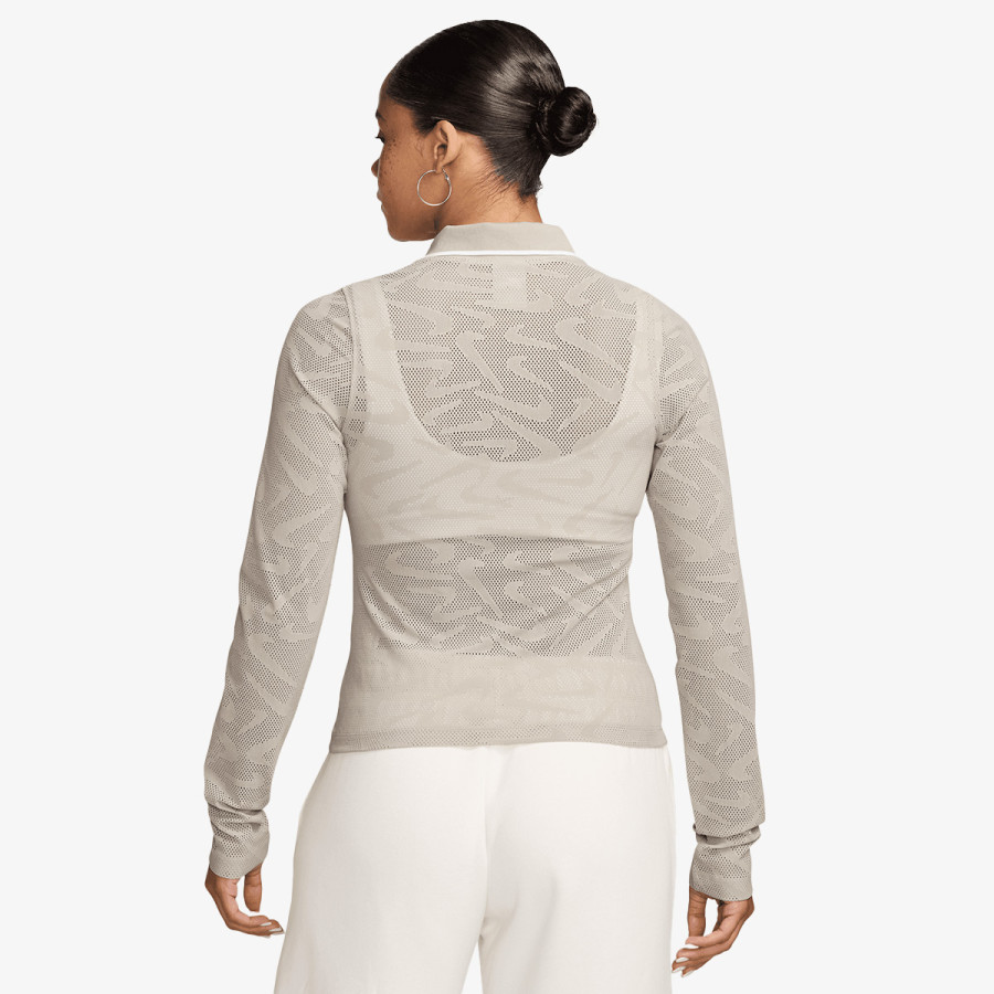 Nike Маица долги ракави W NK CHLL KNT LS STCH LACE TOP 