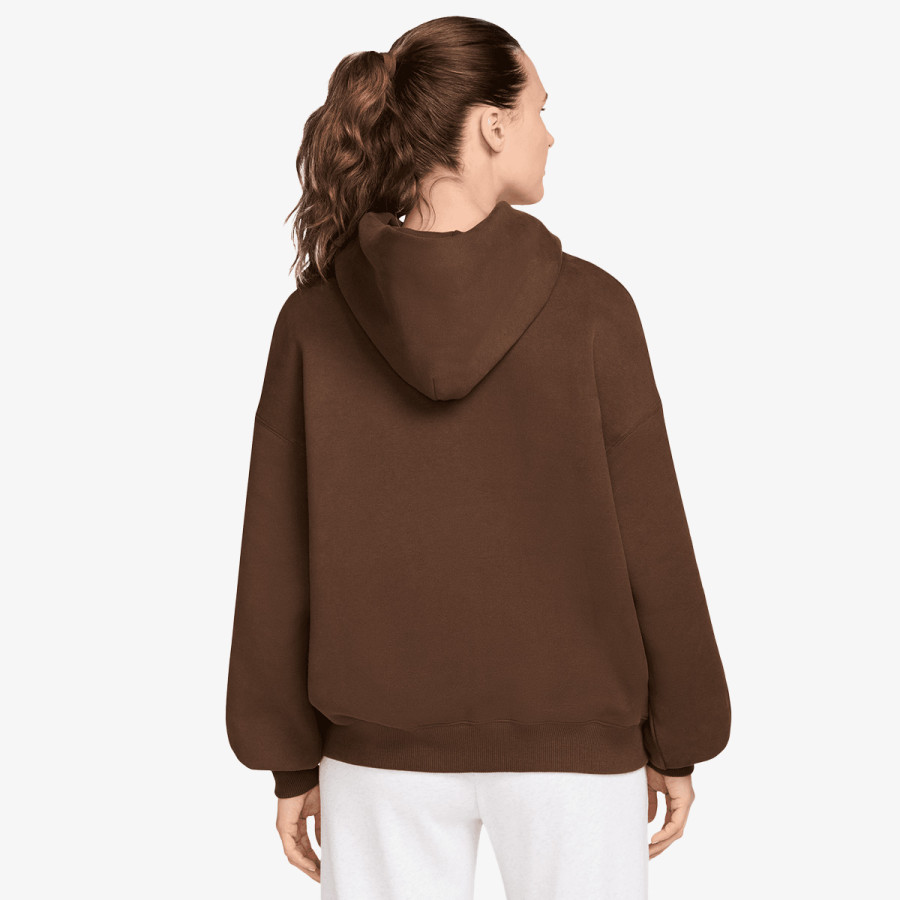 Nike Дуксер W NK STDO FLC MW OS PO HDY 
