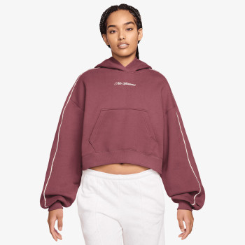 Nike Дуксер W NK STDO FLC MW CRP SCLOP HDY 