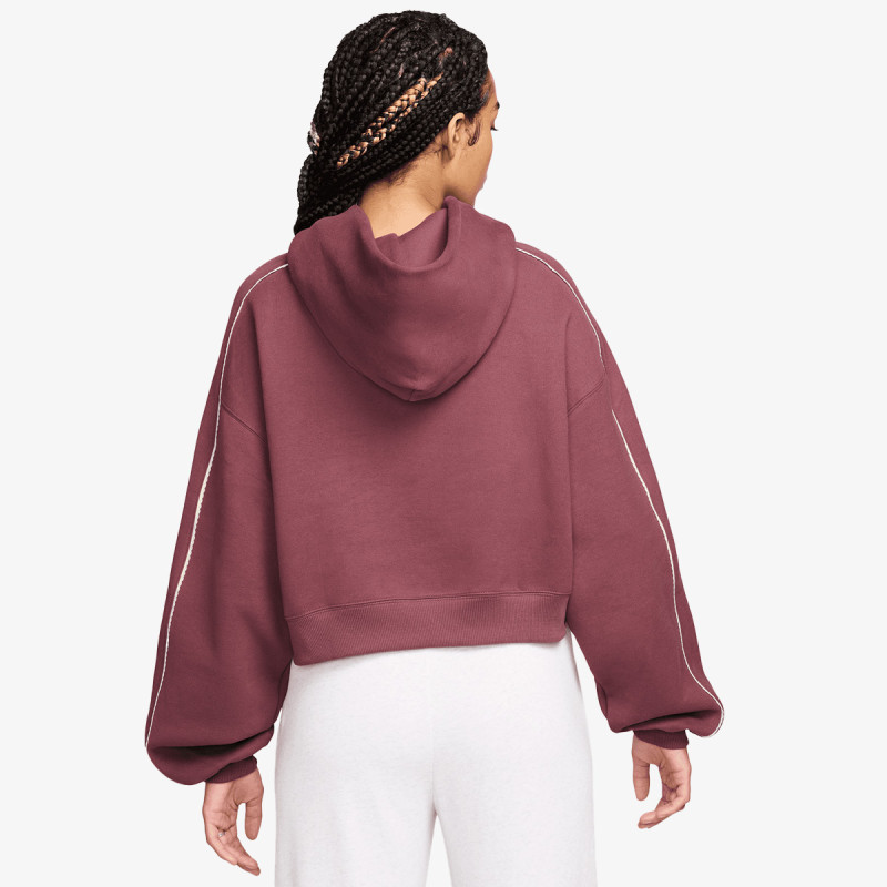 Nike Дуксер W NK STDO FLC MW CRP SCLOP HDY 