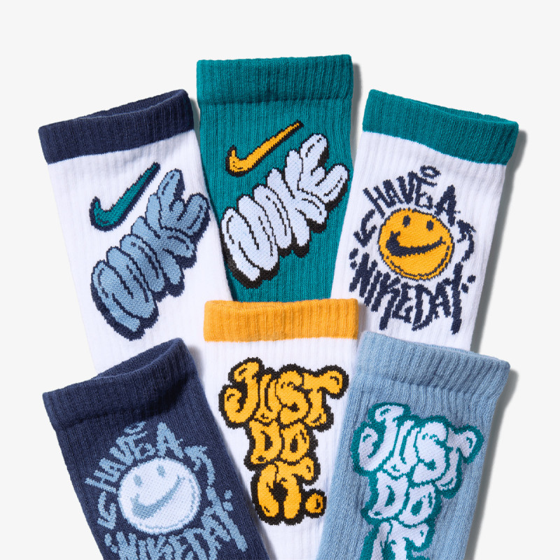 Nike Чорапи Y NK ED CSH CRW 6P-144 SARTGFX 