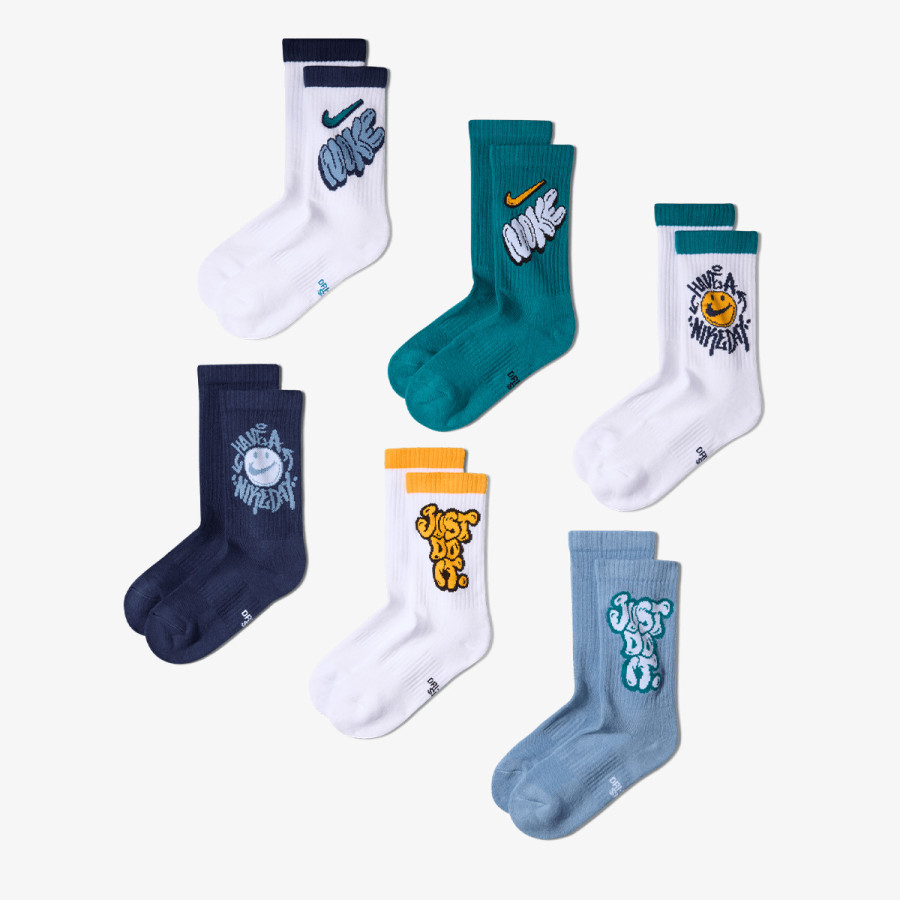Nike Чорапи Y NK ED CSH CRW 6P-144 SARTGFX 