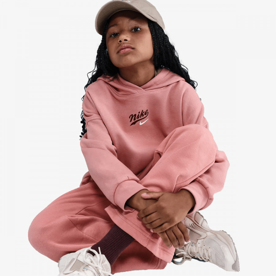 Nike Bluza G NSW CLUB FLC OVRSZD PO HDY 