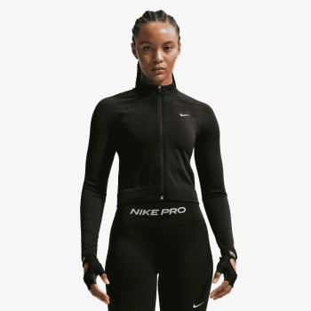 Nike Маица долги ракави W NP DF SMLS FZ MIDLAYER WT 