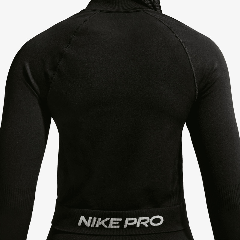 Nike Маица долги ракави W NP DF SMLS FZ MIDLAYER WT 