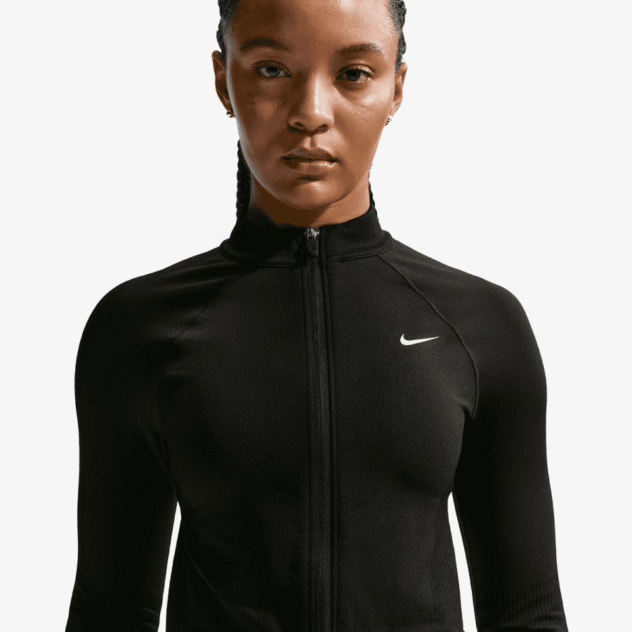 Nike Маица долги ракави W NP DF SMLS FZ MIDLAYER WT 