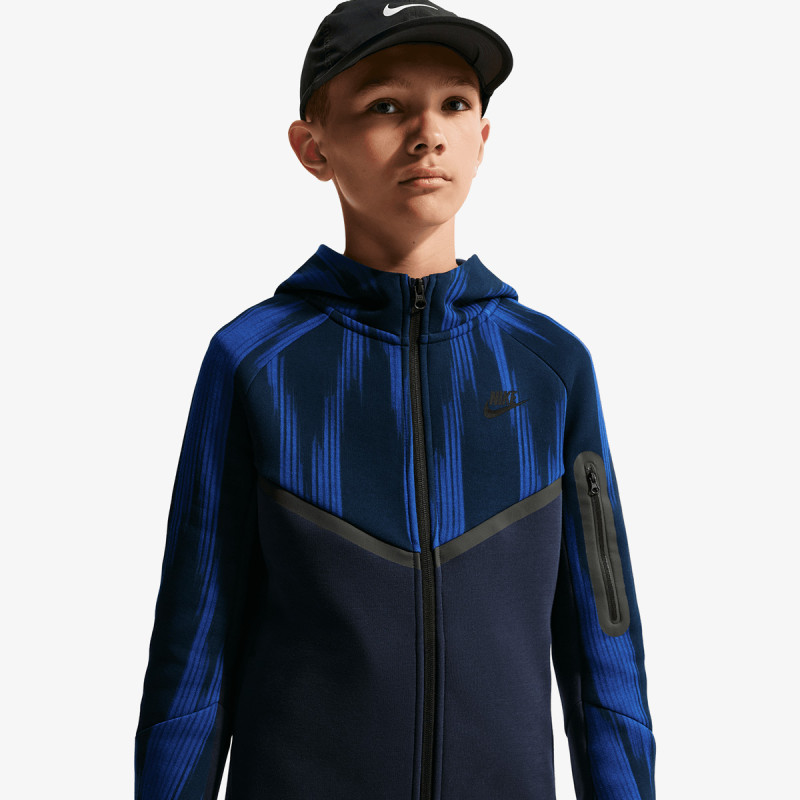 Nike Дуксер B NSW TCH FLC FZ AOP 