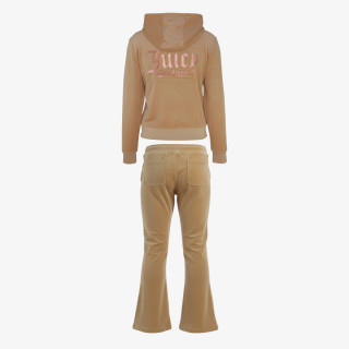 Juicy Couture Тренерка ZIP THRU HOODIE AND BOOTCUT JOG SET 