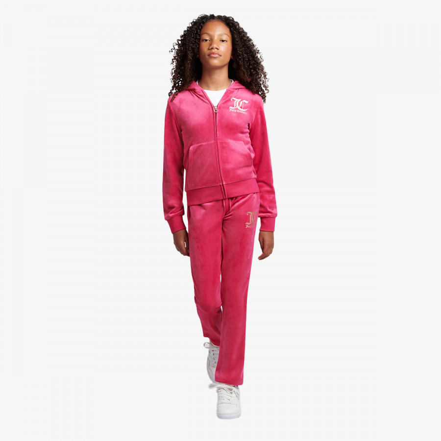 Juicy Couture Тренерка ZIP THRU HOODIE AND BOOTCUT JOG SET 