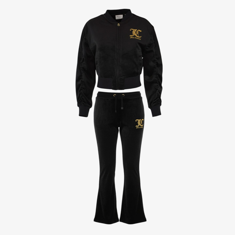 Juicy Couture Тренерка VELOUR BOMBER & BOOTCUT JOG SET 