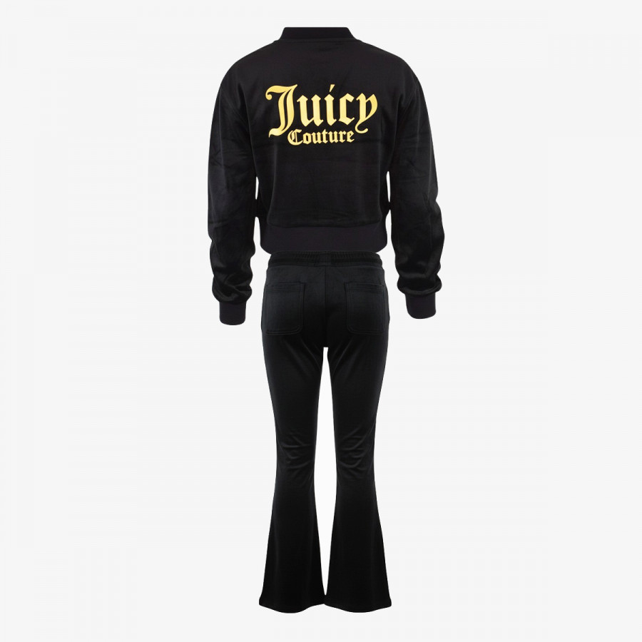 Juicy Couture Тренерка VELOUR BOMBER & BOOTCUT JOG SET 