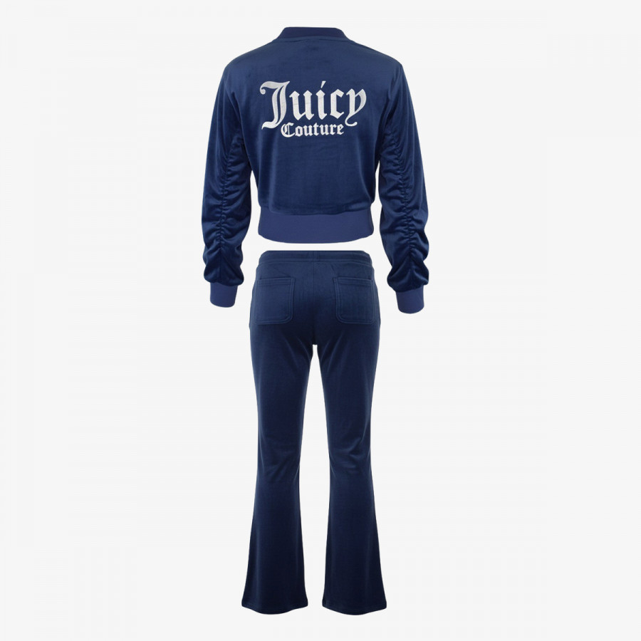 Juicy Couture Тренерка VELOUR BOMBER & BOOTCUT JOG SET 
