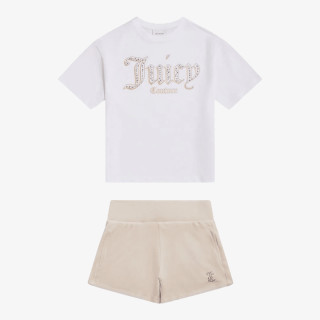 Juicy Couture Тренерка Oversize Tee & Velour Short Set 