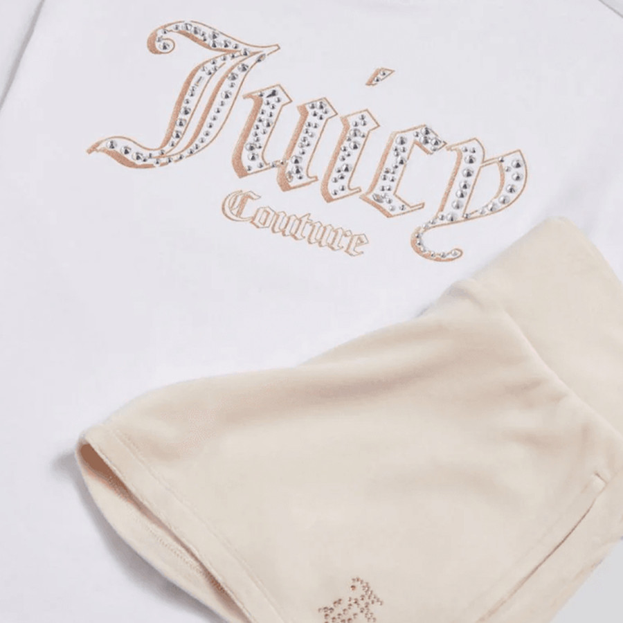 Juicy Couture Тренерка Oversize Tee & Velour Short Set 