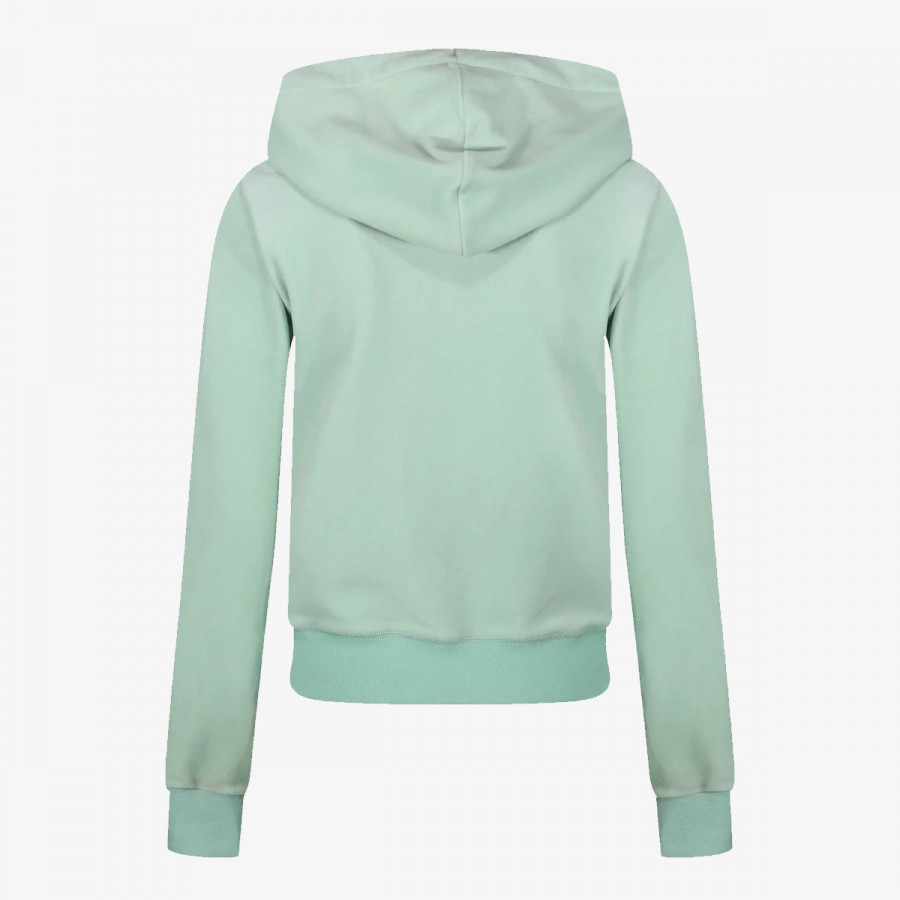 Juicy Couture Bluza ZIP THROUGH HOODIE WITH  ZIP PULL &  JC 