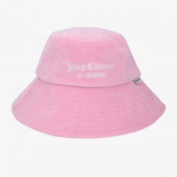 Juicy Couture Капа VELOUR LONG BRIM BUCKET HAT 