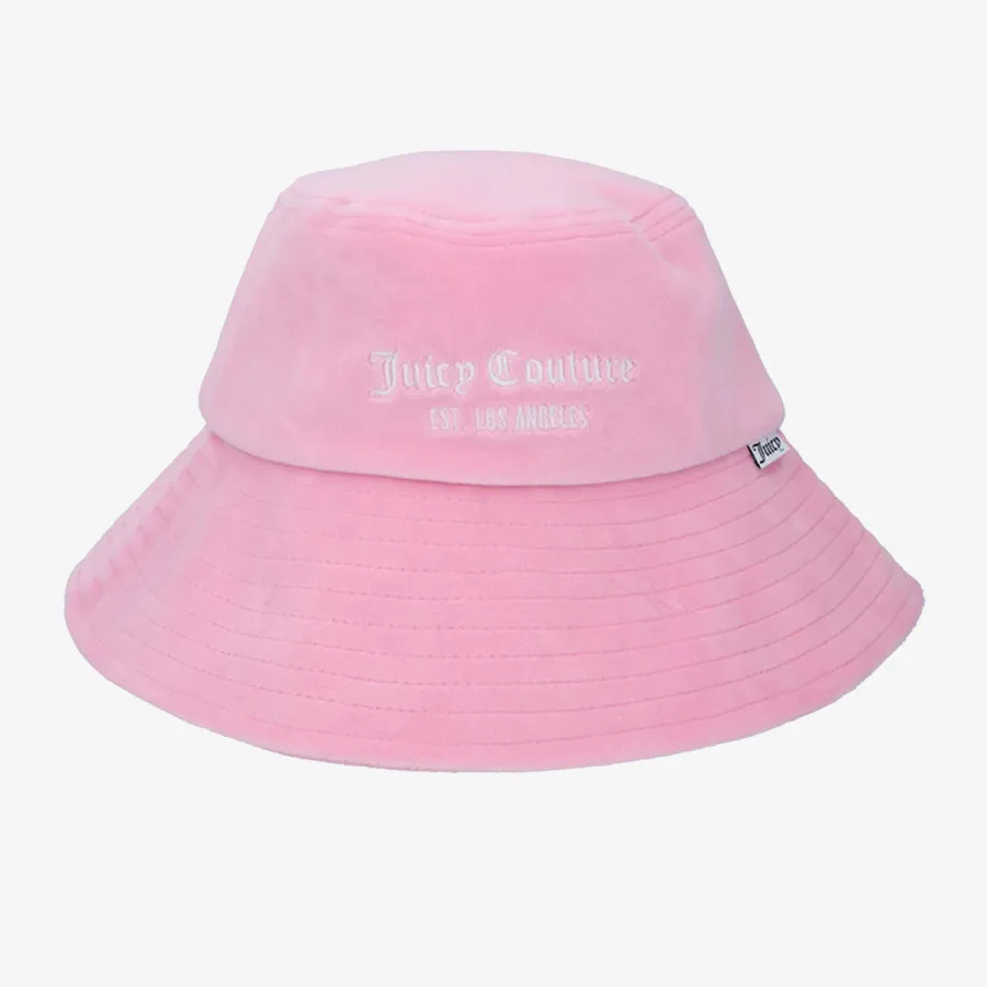 JUICY COUTURE Капа VELOUR LONG BRIM BUCKET HAT 