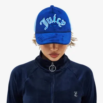 JUICY COUTURE Kачкет JUICY COUTURE Kачкет BUZENVAL RAISED EMBROIDERY VELOUR TRUCKE 