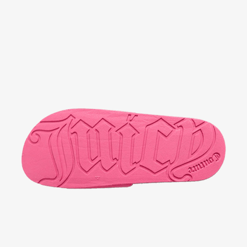 Juicy Couture Папучи EMBOSSED  SLIDER 