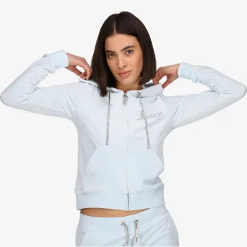 JUICY COUTURE Дуксер DIAMANTE TRIM ROBERTSON HOODIE 