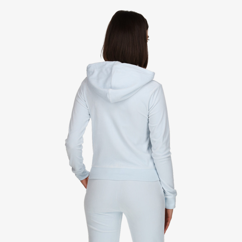 Juicy Couture Bluza DIAMANTE TRIM ROBERTSON HOODIE 