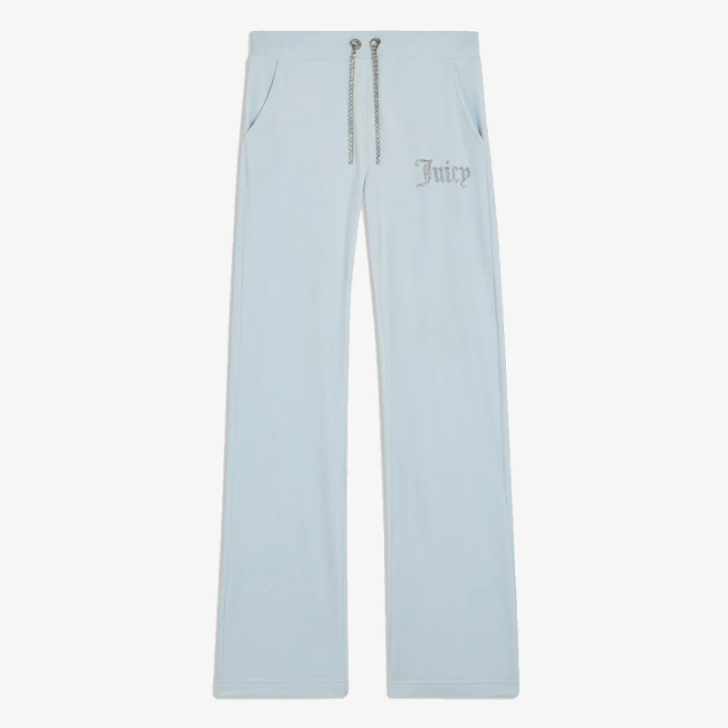 Juicy Couture Pjesa e poshtme e kostumit DIAMANTE TRIM DELRAY TRACK PANTS 