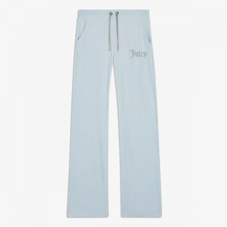 Juicy Couture Pjesa e poshtme e kostumit DIAMANTE TRIM DELRAY TRACK PANTS 