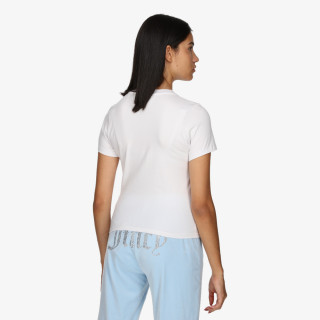 Juicy Couture Маица FITTED T-SHIRT WITH RODEO JUICY DIAMANTE 