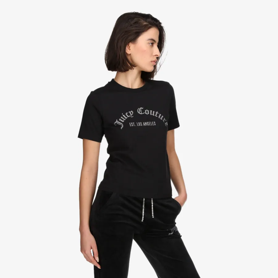 JUICY COUTURE Маица ARCHED DIAMANTE NOAH T-SHIRT 