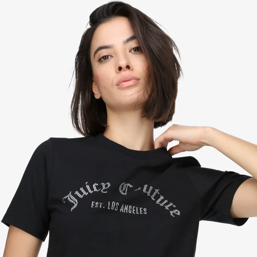 JUICY COUTURE Маица ARCHED DIAMANTE NOAH T-SHIRT 