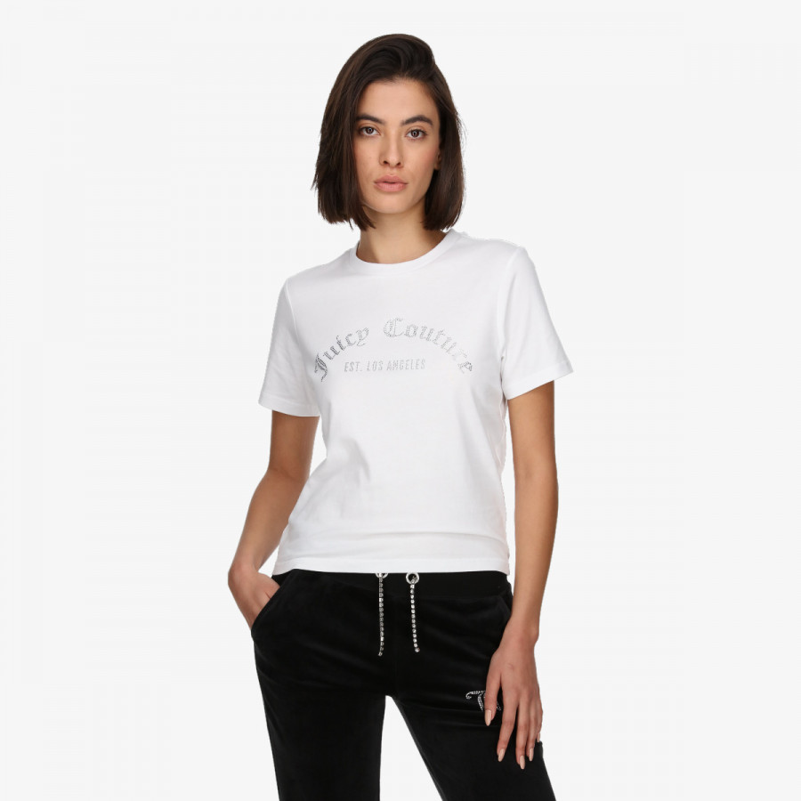 Juicy Couture Маица ARCHED DIAMANTE NOAH T-SHIRT 