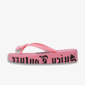 Juicy Couture Папучи HERITAGE CREST EVA WEDGE SLIDE 