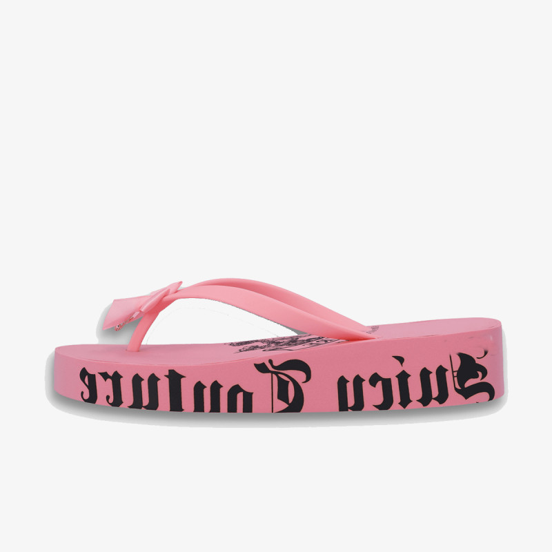Juicy Couture Папучи HERITAGE CREST EVA WEDGE SLIDE 