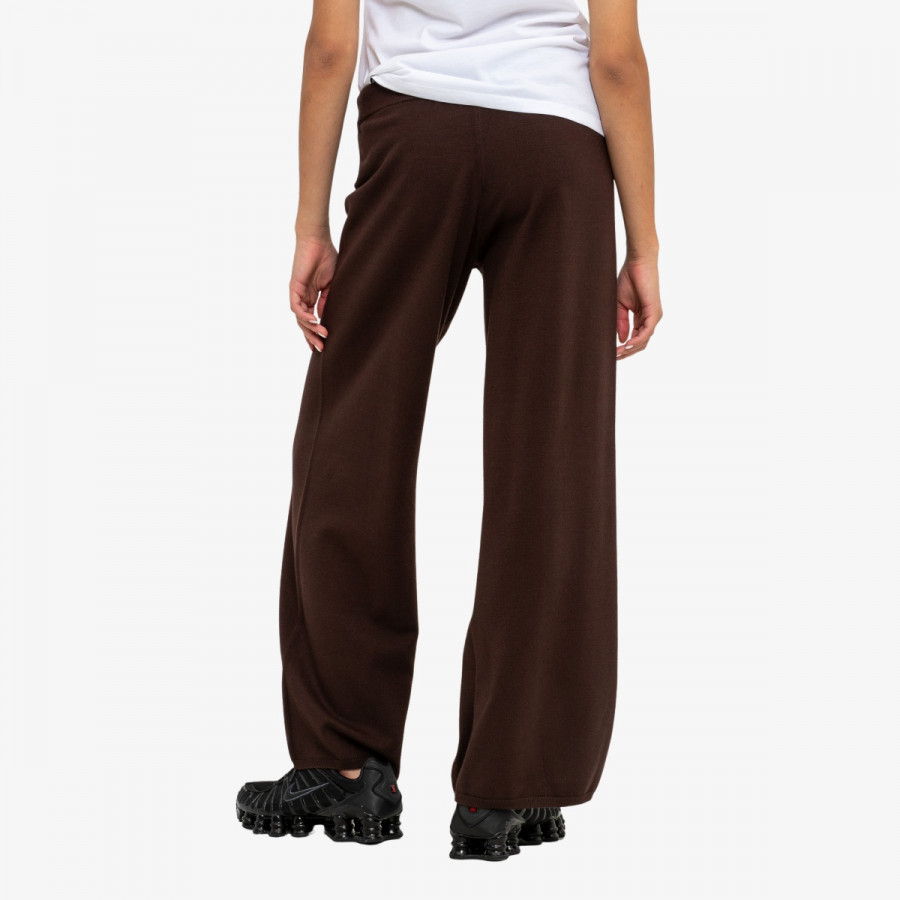 Juicy Couture Долен дел тренерки HERITAGE KNIT MID RISE WIDE LEG 