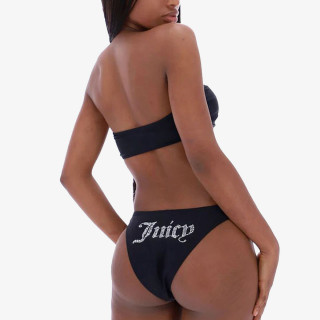 Juicy Couture Дводелен костим за капење BANDEAU BIKINI TOP 