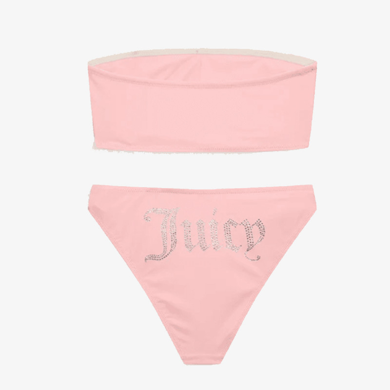 Juicy Couture Дводелен костим за капење BANDEAU B SET 